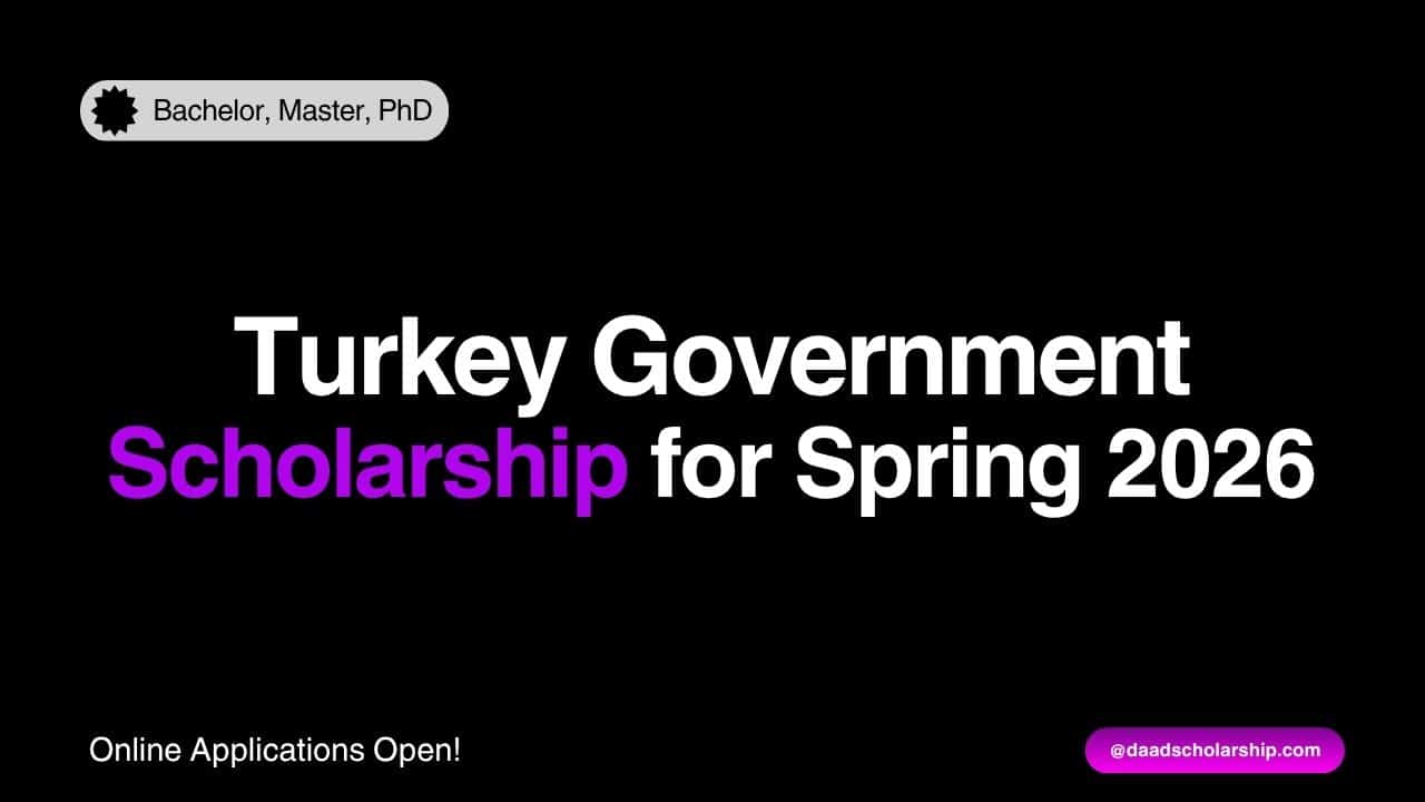 Turkiye Burslari Scholarships 2026-2027 for International Students