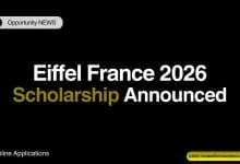France Excellence Eiffel Scholarship 2026 - Dare to Dream Big in France